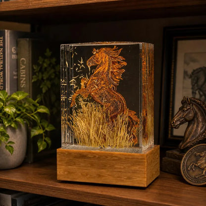 Western Horse Resin Lamp™️