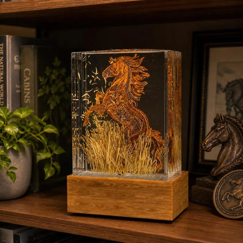 Western Horse Resin Lamp™️